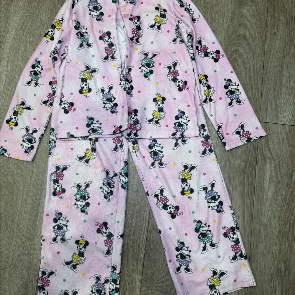 Disney Pink Character Pajama Set